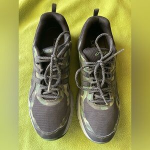 ASICS Olive Green Camo Athletic Sneakers